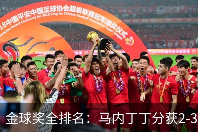 金球奖全排名：马内丁丁分获2-3名 孙兴慜列第11